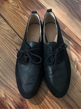 ugg black marni lace up shoes